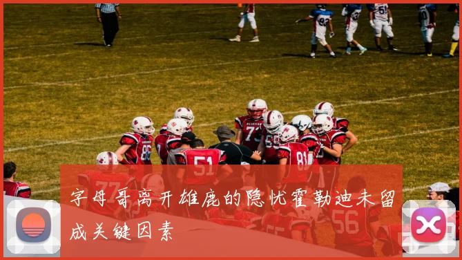 字母哥离开雄鹿的隐忧霍勒迪未留成关键因素